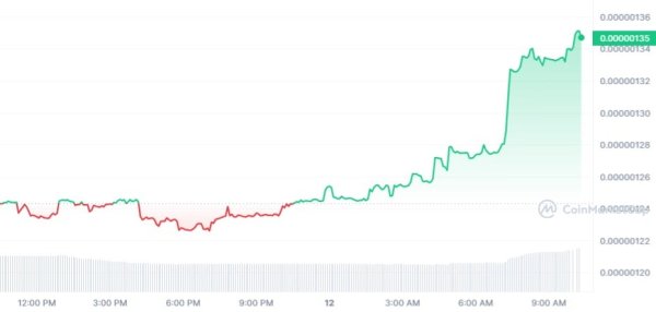 PEPE Leads Meme Coin Rally, Jumps 8% PEPE Leads Meme Coin Rally, Jumps 8%